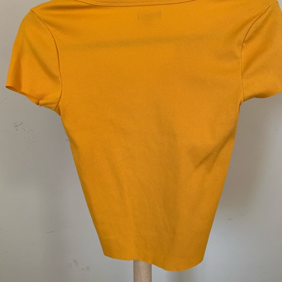 yellow crop top - Picture 3 of 4
